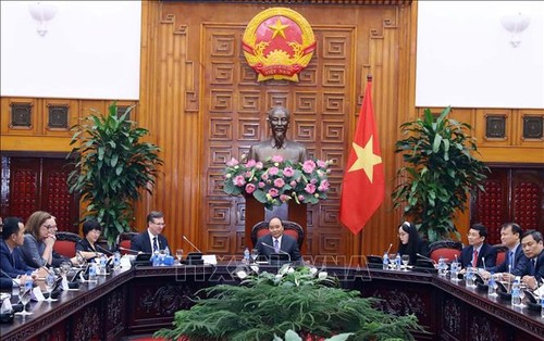 Thủ tướng Nguyễn Xuân Phúc tiếp đoàn doanh nghiệp của Hội đồng kinh doanh Hoa Kỳ - ASEAN - ảnh 1