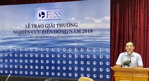Trao “Giải thưởng Nghiên cứu Biển Đông năm 2018” - ảnh 1