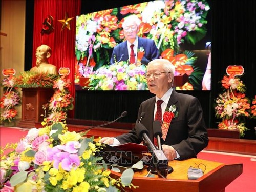 Tổng Bí thư, Chủ tịch nước Nguyễn Phú Trọng dự Lễ kỷ niệm 70 năm Học viện Chính trị Quốc gia Hồ Chí Minh - ảnh 1