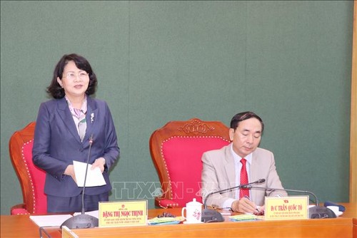 Phó Chủ tịch nước Đặng Thị Ngọc Thịnh thăm và làm việc tại Thái Nguyên - ảnh 1