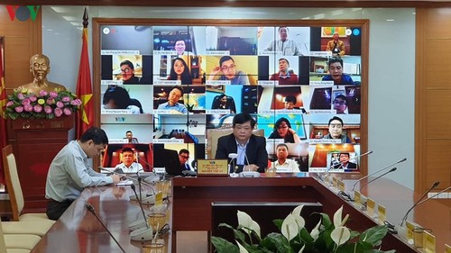 Đài Tiếng nói Việt Nam lần đầu giao ban trực tuyến 55 điểm cầu - ảnh 1