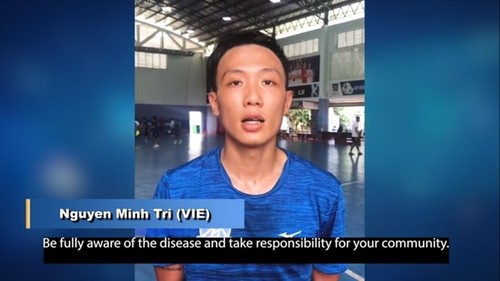 Cầu thủ Futsal Việt Nam đầu tiên được AFC chọn tham gia chiến dịch phòng, chống đại dịch COVID – 19 - ảnh 1