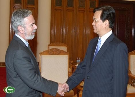 Perdana Menteri Vietnam Nguyen Tan Dung menerima Menteri Luar Negeri Brasil - ảnh 1