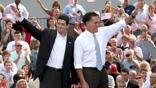 Mitt Romney memilih anggota Parlemen Ryan menjadi calon Wapres dalam kombinasi pemilihan  - ảnh 1