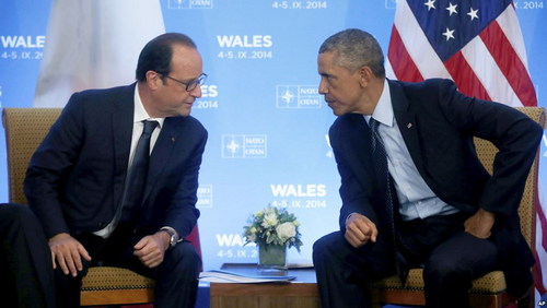 AS dan Perancis sepakat memperkuat perang anti-terorisme - ảnh 1