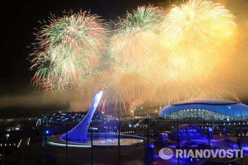 Россия заняла лидирующее место в командном зачете на Зимней Олимпиаде в Сочи  - ảnh 1