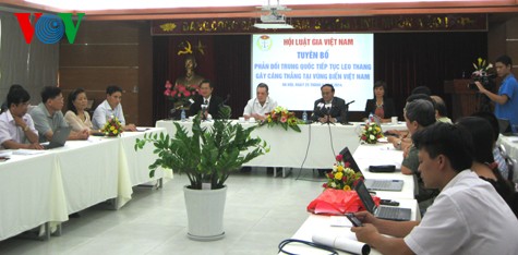 Союз вьетнамских юристов выступает против продолжения наращивания КНР напряженности в акватории СРВ - ảnh 1