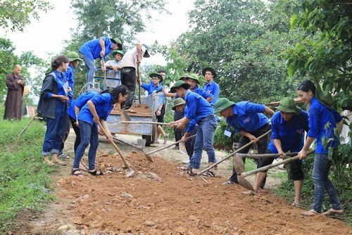 Студенты-волонтёры провинции Фуйен обращают взор на деревню - ảnh 2