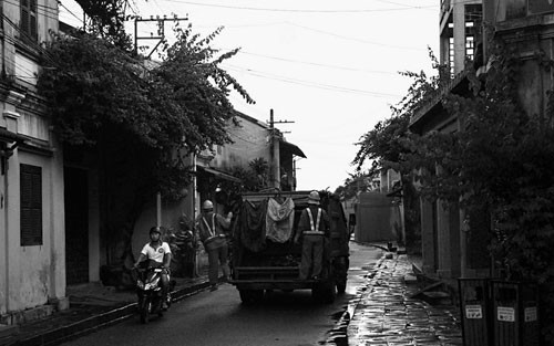 Старинный город Хойан ранним утром - ảnh 9