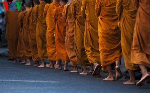Монахи просят милостыню в городе Хюэ - ảnh 3