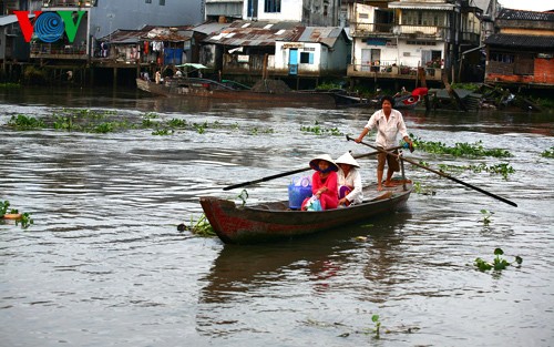 Плавучий рынок «Кайбэ» на юго-западе Вьетнама - ảnh 18