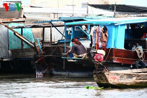Плавучий рынок «Кайбэ» на юго-западе Вьетнама - ảnh 20