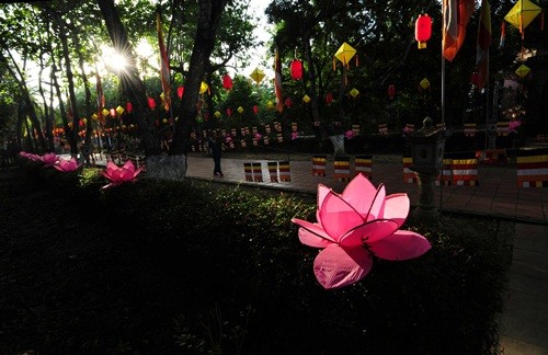 Великий буддийский праздник в Хюэ - ảnh 5