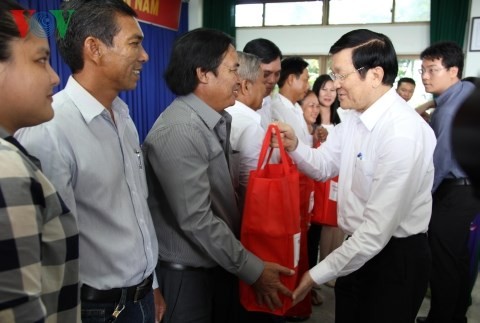 Президент Вьетнама совершил рабочую поездку в провинцию Бариа-Вунгтау - ảnh 1