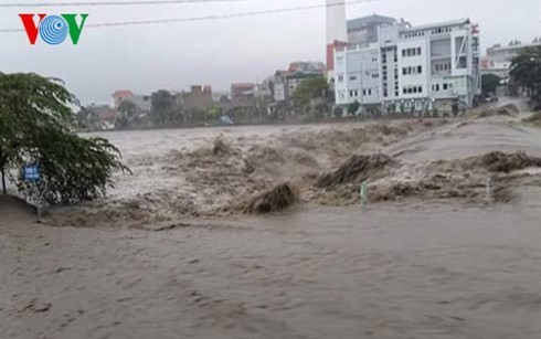 На севере Вьетнама активно ликвидируют последствия наводнений - ảnh 1