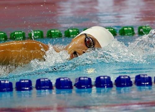 Ань Вьен и ее достижения на Кубке мира по плаванию - ảnh 6