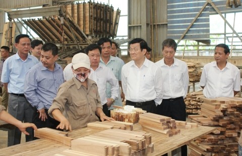 Президент Чыонг Тан Шанг поздравил власти и жителей провинции Баккан с Тэтом - ảnh 1