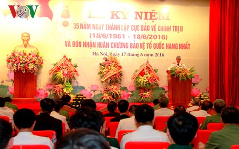 Во Вьетнаме отметили 35-летие создания Главного политического управления МОБ - ảnh 2