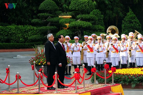 Президенты Вьетнама и Мьянмы провели переговоры - ảnh 1