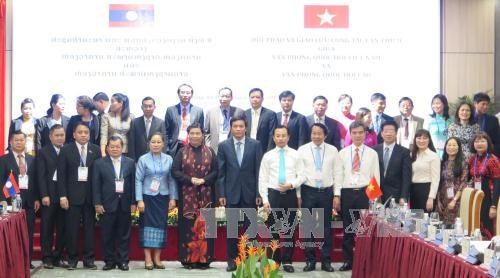 В Дананге прошла встреча сотрудников канцелярий парламентов Вьетнама и Лаоса - ảnh 1