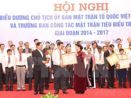 Нгуен Тхи Ким Нган: каждый работник ОФВ – активист, укрепляющий солидарность в населённых пунктах - ảnh 1