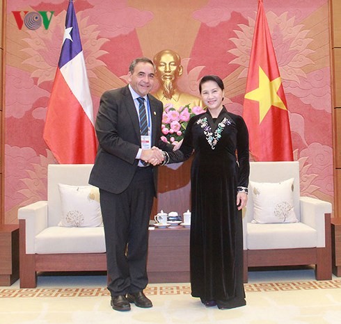 Спикер вьетнамского парламента приняла председателя палаты депутатов Чили - ảnh 1