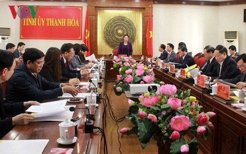 Нгуен Тхи Ким Нган провела рабочую встречу с руководством провинции Тханьхоа - ảnh 2