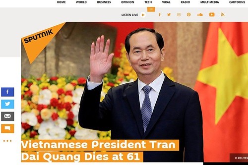 Мировые СМИ освещают смерть президента Вьетнама Чан Дай Куанга - ảnh 1