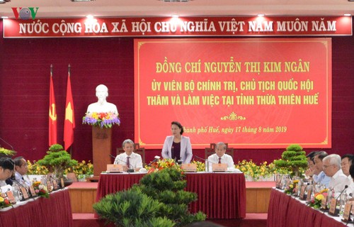 Нгуен Тхи Ким Нган провела рабочую встречу с руководством провинции Тхыатхиен-Хюэ - ảnh 1
