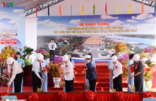 Нгуен Тхи Ким Нган приняла участие в церемонии начала реставрации исторического памятника «Ловонгкунг» - ảnh 1