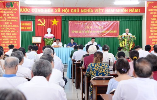 Нгуен Тхи Ким Нган встретилась с избирателями в городе Кантхо - ảnh 1