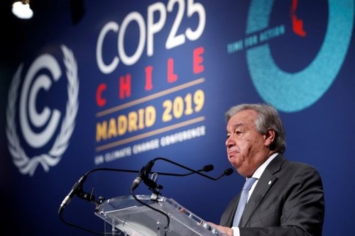 Главу ООН разочаровали результаты конференции СОР25 в Мадриде - ảnh 1