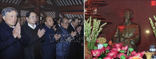 Премьер-министр Нгуен Фуан Фук зажёг благовония в память о Президенте Хо Ши Мине - ảnh 1