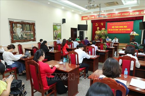 В Ханое прошла конференция «Президент Хо Ши Мин: жизнь и деятельность» - ảnh 1