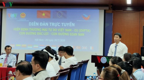 Радио «Голос Вьетнама» – соорганизатор онлайн-форума «Соглашение EVFTA: шансы и вызовы» - ảnh 1