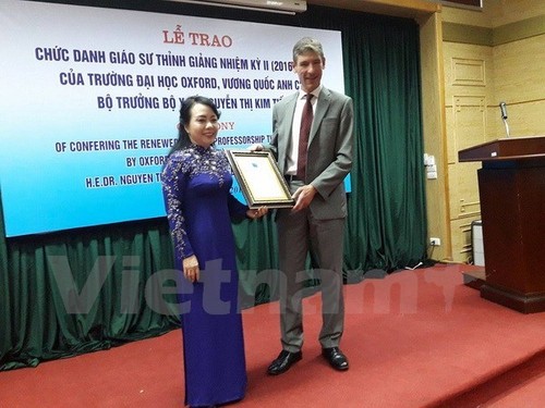 La ministre de la Santé du Vietnam professeure invitée à Oxford - ảnh 1