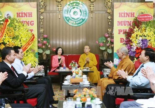 L’Eglise bouddhique du Vietnam fête le Vesak 2017 - ảnh 1