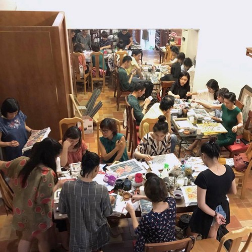 Linh Tran Design House et son atelier de la peinture sur soie - ảnh 1