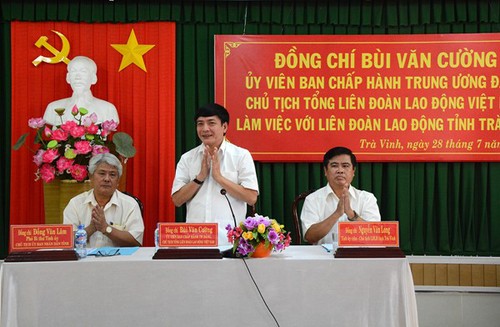 Le président de la CGTV en visite à Vinh Long - ảnh 1