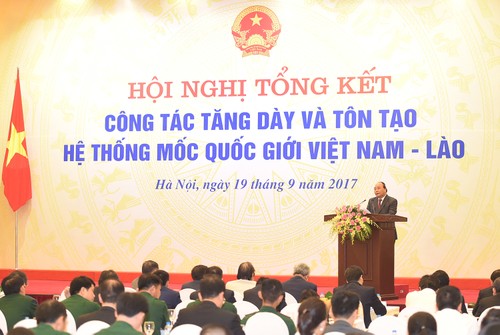 Conférence-bilan de la consolidation des bornes frontalières Vietnam-Laos - ảnh 1