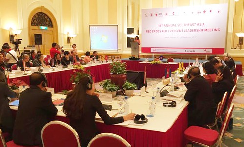 La 14ème conférence des dirigeants de la Croix rouge et du Croissant rouge de l’Asie du Sud-Est - ảnh 1