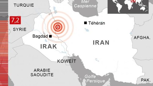 Séisme de magnitude 7,3 à la frontière Iran-Irak: au moins 36 morts - ảnh 1