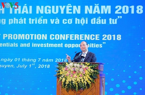 Nguyên Xuân Phuc à la conférence sur la promotion de l’investissement à Thai Nguyên - ảnh 1