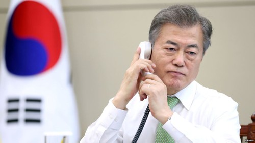 Le président sud-coréen s'entretient avec Trump par téléphone - ảnh 1