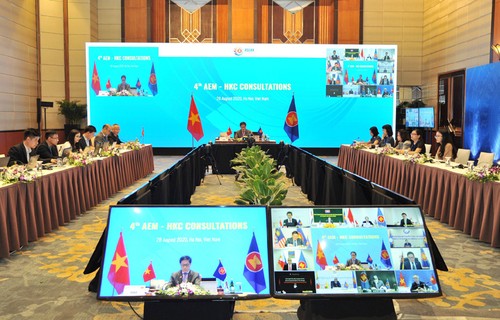 Réunion virtuelle sur la coopération économique ASEAN - Hong Kong - ảnh 1