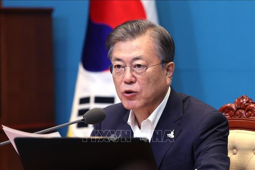 Forum de Jeju : Moon Jae-in promet des efforts inlassables pour pacifier et dénucléariser la péninsule - ảnh 1