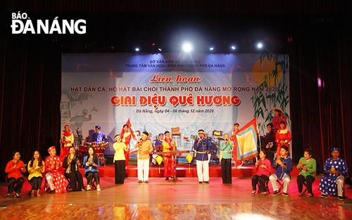 Festival des chants folkloriques et de l’art du bài chòi de Danang 2020 - ảnh 1