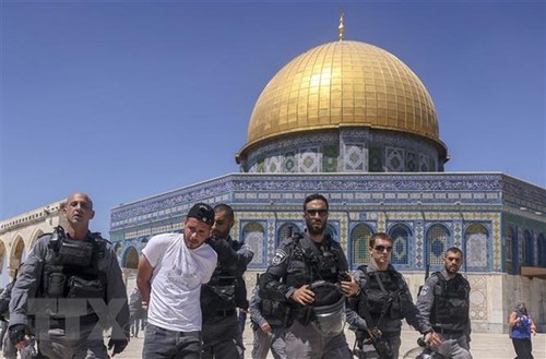 Jérusalem: Affrontements entre des policiers israéliens et des Palestiniens sur le mont du Temple  - ảnh 1