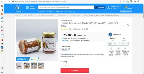 Quang Ninh mise sur la vente des produits OCOP en ligne  - ảnh 2
