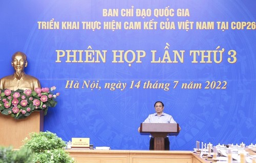 Réunion de la Direction nationale chargée de la mise en oeuvre des engagements pris par le Vietnam lors de la COP 26 - ảnh 1